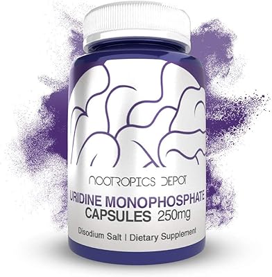 Nootropics Depot | Uridine Monophosphate Capsules | 120 Count | 250mg