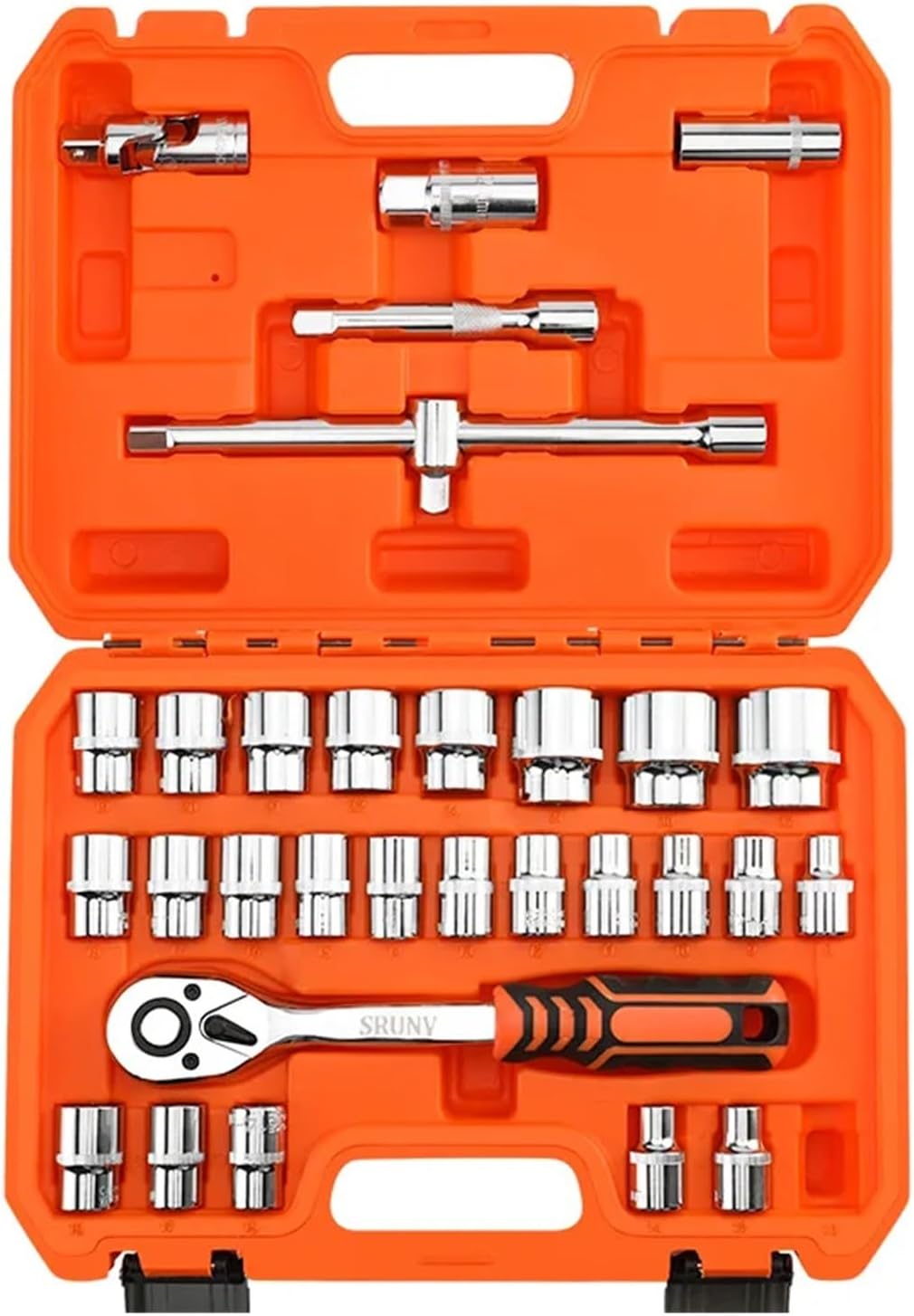 Compatible with 32-Piece Set of 1/2 Comprehensive Machine Repair Sleeve, Wrench, Tool Ratchet 72-Tooth Dafei Auto Se