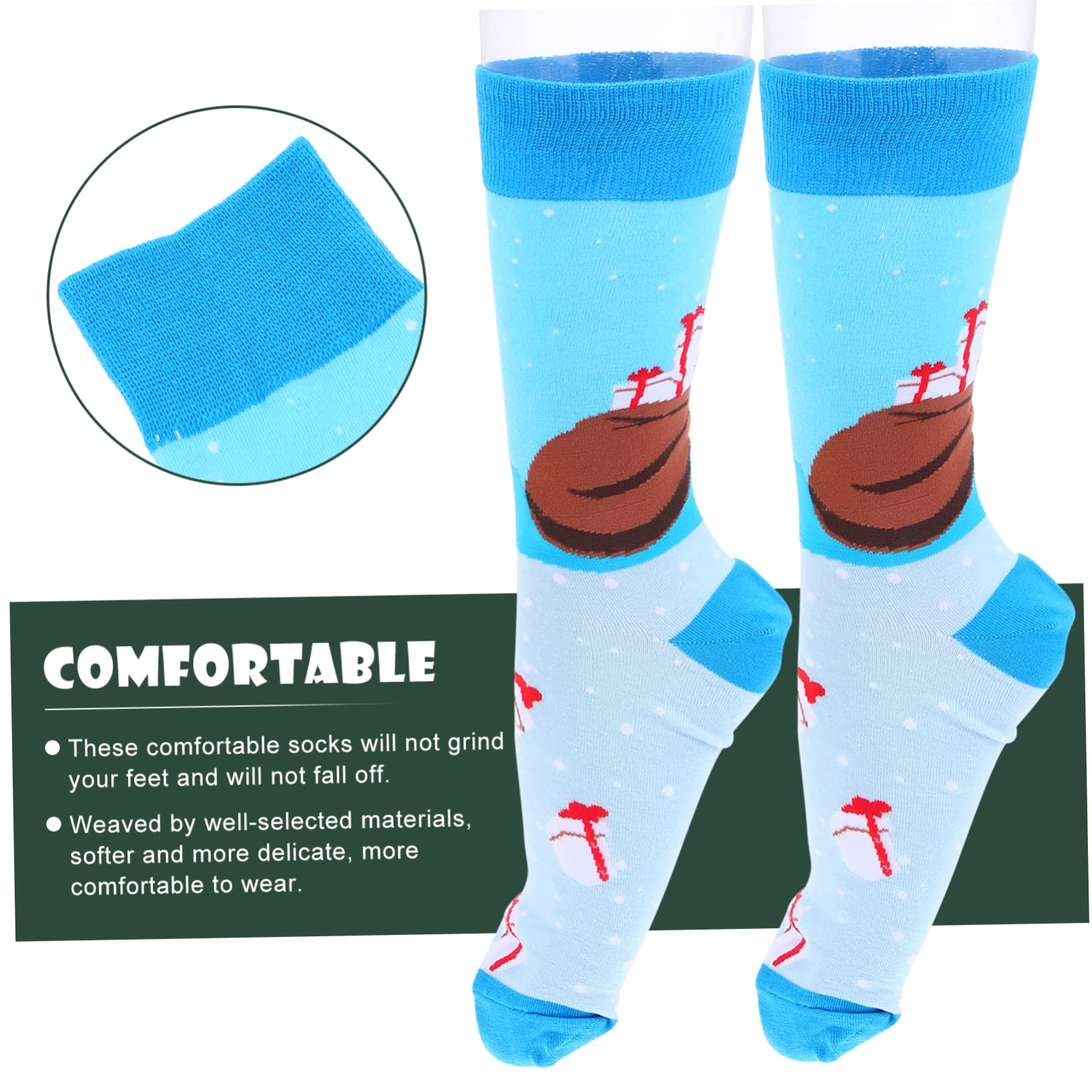 OUNONA 8paare Weihnachtliche Socken Mittelhohe Cartoon Design Socken Für Winter Als Für Und