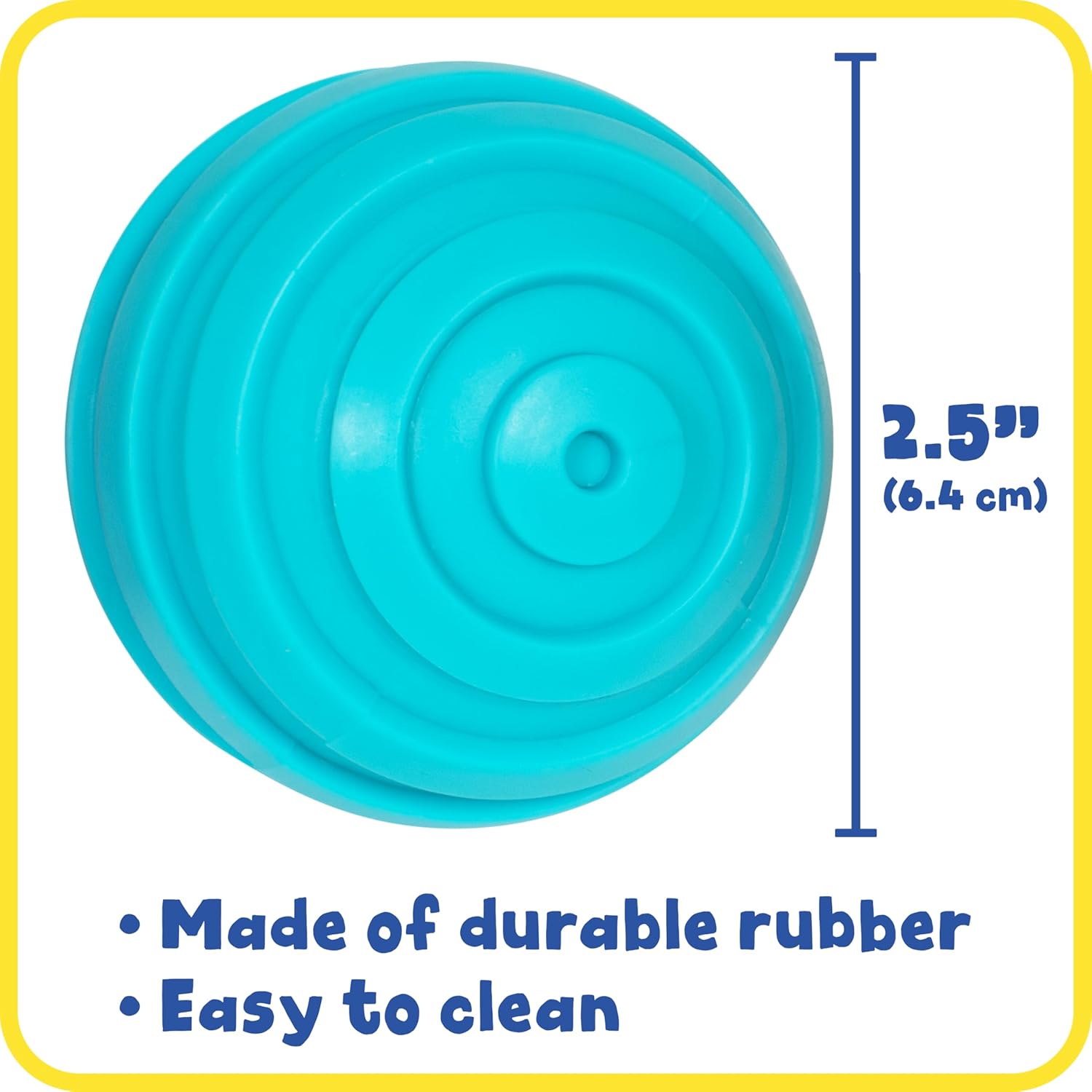 READY 2 LEARN Paint and Dough Texture Spheres | Set of 4 | Ages 2+ | Patterned Ink, Dough and Paint Stamps | Mix and Match Colors and Patterns
