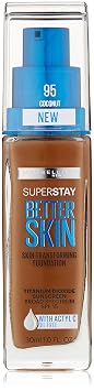 Maybelline New York Superstay Better Skin Foundation, Coconut, 1 Fluid Ounce