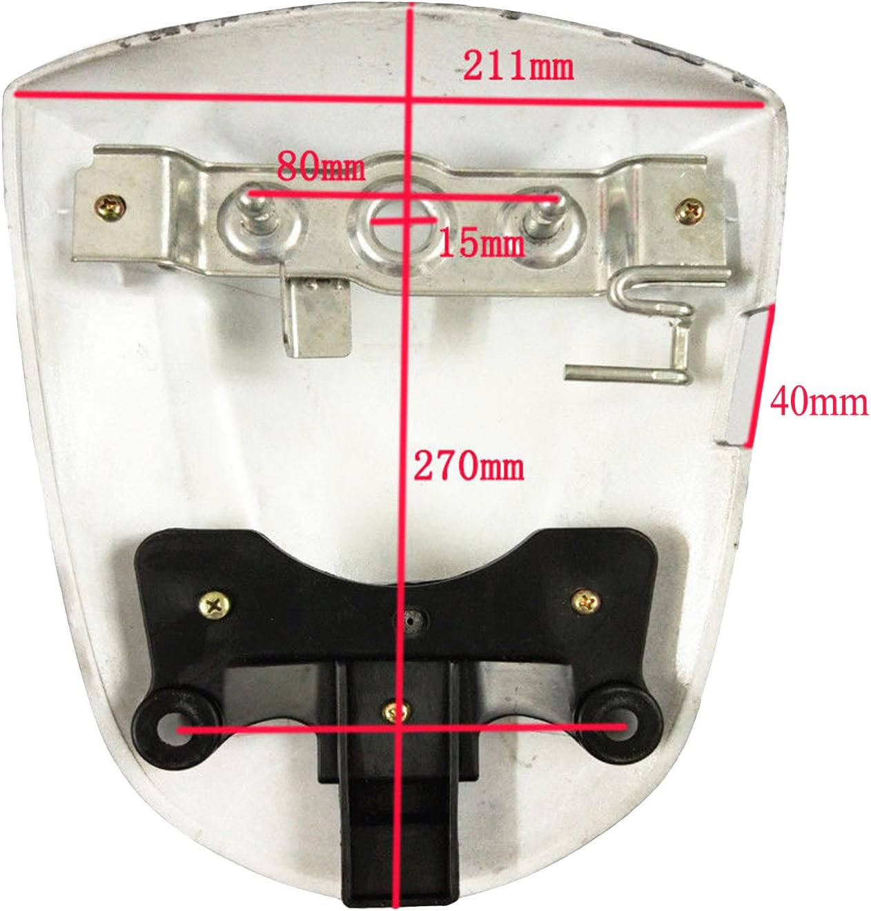 Rear Passenger Pillion Seat Cowl Fairing Cover Fits For Suzuki K6 GSXR600 GSXR750 GSXR600/750 2006-2007 (Blue)