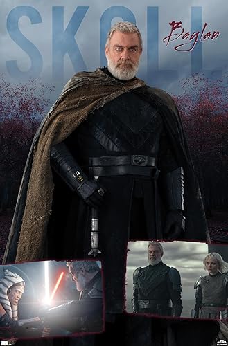 Trends International Star Wars Ahsoka - Póster de pared Baylan Skoll, 22.37 x 34.00 pulgadas, versión premium sin marco