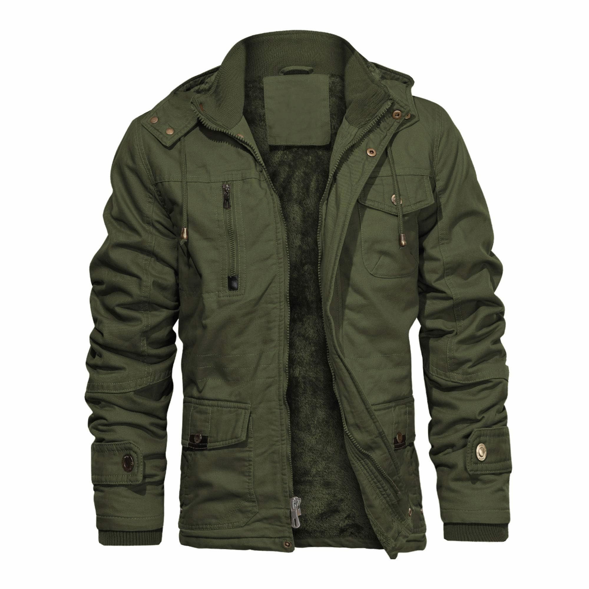 CHEXPEL Thick Fleece-Lined Jacket