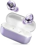 Tempo 30 Wireless Earbuds for Small Ears with Premium Sound, Comfortable Bluetooth Ear Buds for Women and Men, Purple Earphones for Small Ear Canals with Mic, IPX7 Sweatproof, Long Battery, Loud Bass