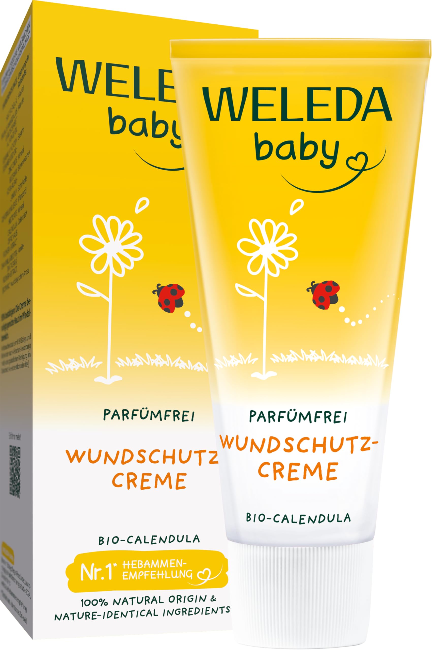 WELEDA Bio Baby Geschenk Set - Babypflege Naturkosmetik Geschenk Wickeltasche mit Windel Wundschutzcreme, Pflegeöl & Zauberbalsam. Optimales Pflegeset zur täglichen Pflege von Babys & Kleinkindern