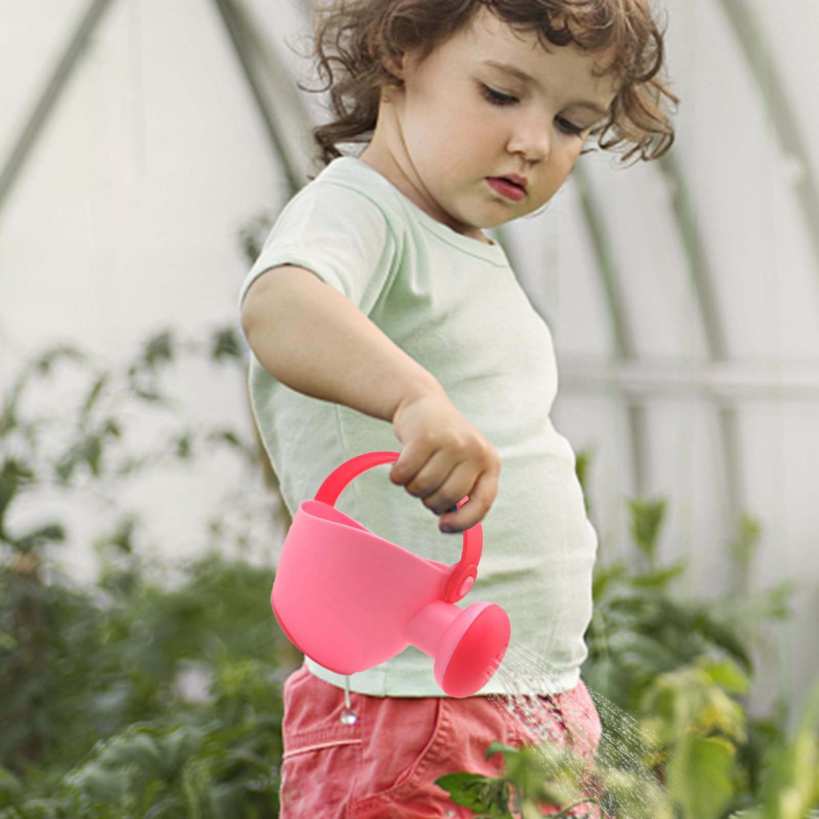 Regadera Verde Baby - Mini Regadera Interactiva de Mano para Playa y Juguete de Baño Educativo