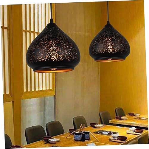 Miniatura 5 de Housoutil Pantalla hueca de hierro forjado, aplique de pared, lámpara colgante, sombras de árbol, pantalla de mesa, lámpara de techo, pantalla para