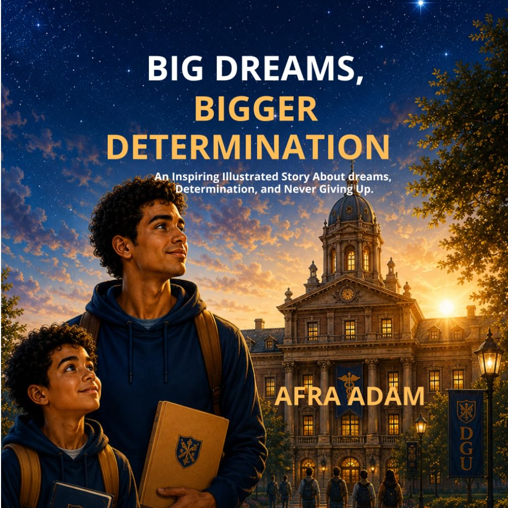 Big dream bigger determination.: An inspiring Illustrated about dreams determination and never giving up.