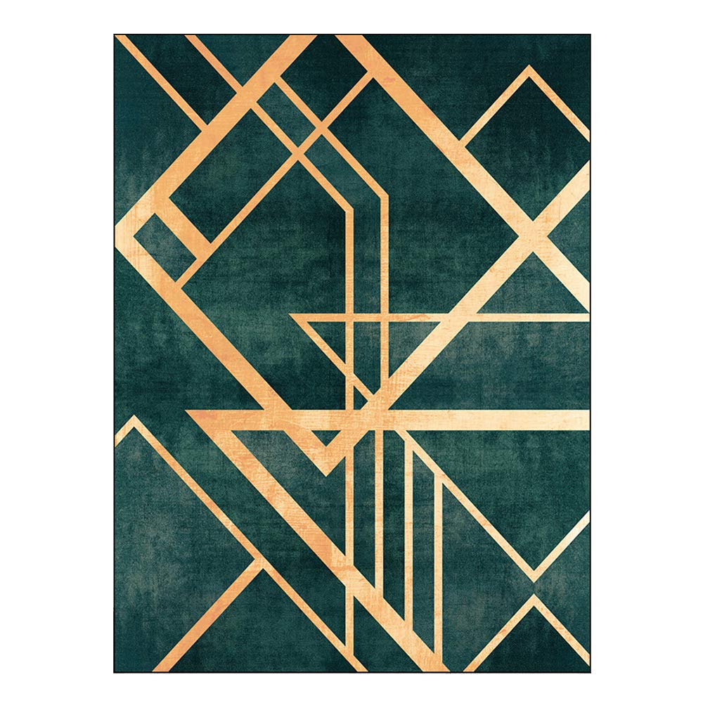 Miemie Teppich Wohnzimmer Grun Retro Licht Dunkelgrun Gold Linie Teppich Tur Matte Schlafzimmer Wohnzimmer Teppich Nacht Kuche Teppich Parlor Flur Weiche Tapete Hause Antirutschmatte Fur Teppich Amazon De Sport Freizeit
