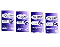 Vista 1 de Bandas adhesivas para dientes SUPER POLIGRIP, cómodas, 40 unidades, paquete de de 4