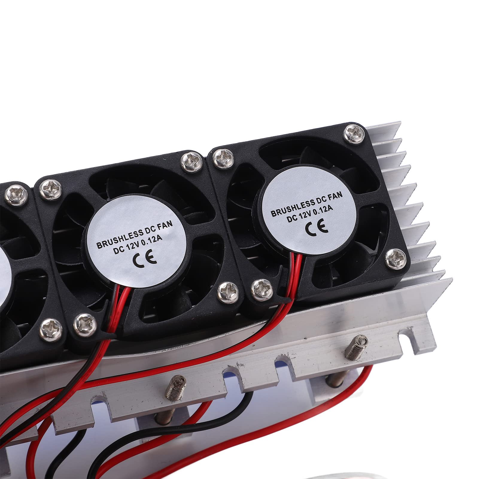 Jeanoko Dispositivo di Raffreddamento Termoelettrico da 12 V per il Raffreddamento Dell'aria di Piccoli Spazi, Refrigerazione a Semiconduttore a 4 Chip, Basso Rumore, Nessun Refrigerante Richiesto