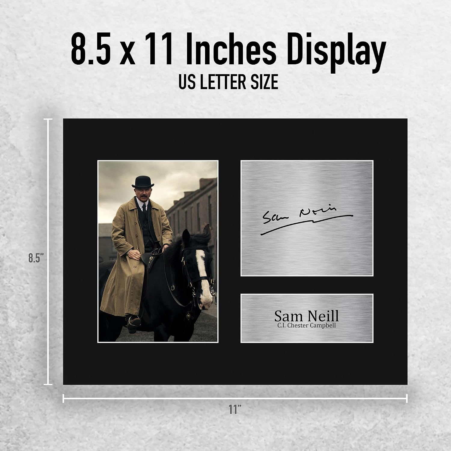 HWC Trading Sam Neill Peaky Blinders Gifts Printed Signed Autograph Picture for TV Show Fans - US Letter (ID-008914)