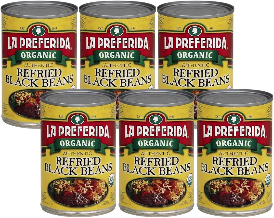 Amazon.com : La Preferida Organic Refried Black Beans, 15 oz (Pack