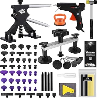 Fly5D Dent Repair Tool Kit with Powerful Suction Cup, Effortlessly Restore Your Vehicle's Beauty - Repair Large Dents, Small Dents, Creases, and Hail Damage with Ease