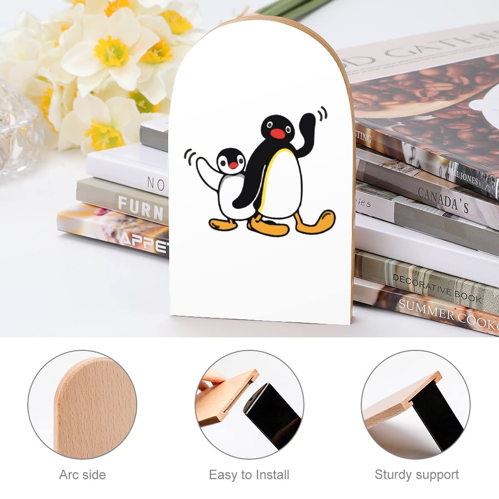 Amazon.co.jp: ブックエンド ピングー キャラクター ペンギン