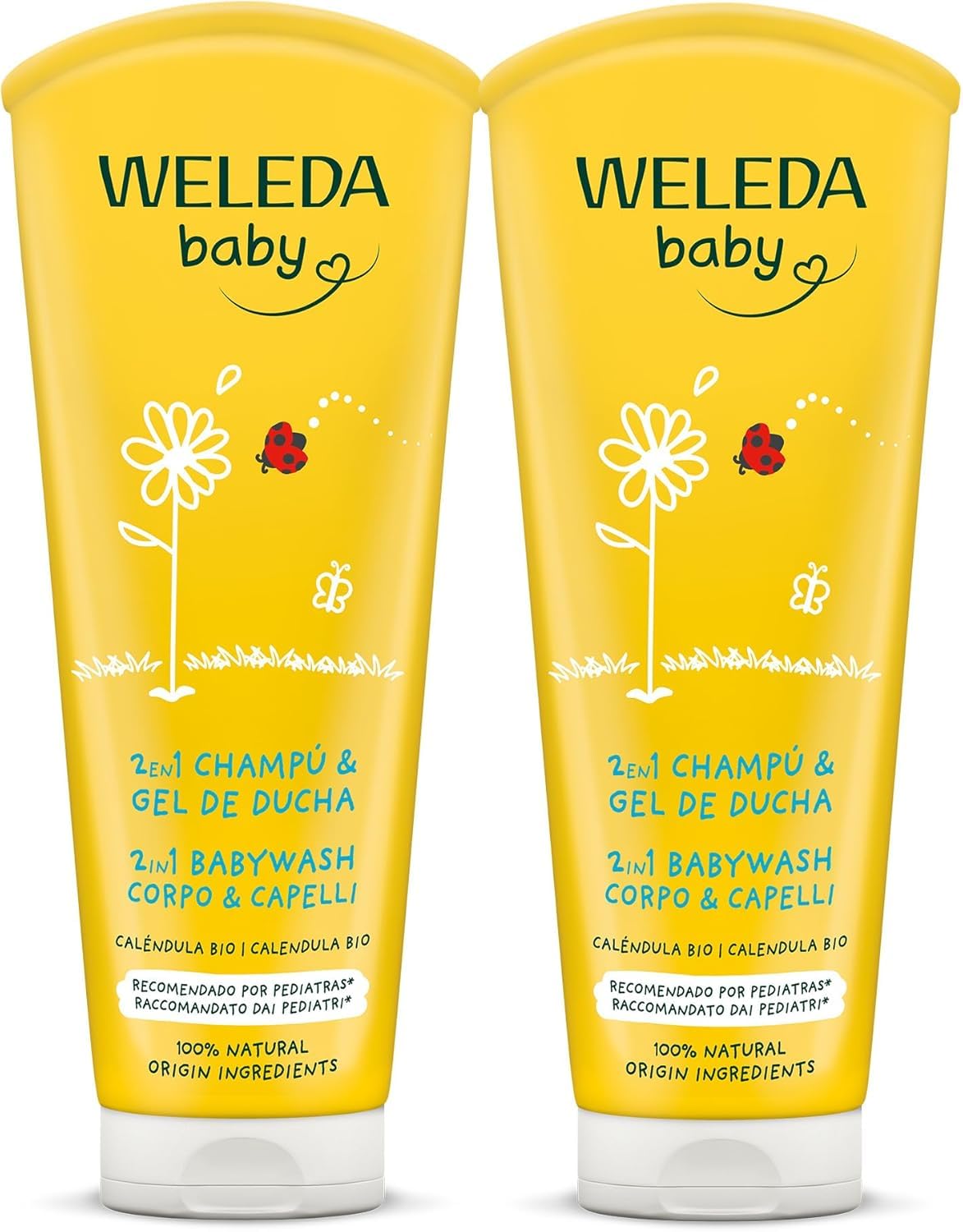 Weleda Baby Bipack Babywash Calendula 2in1 extra zart 2 x 200 ml