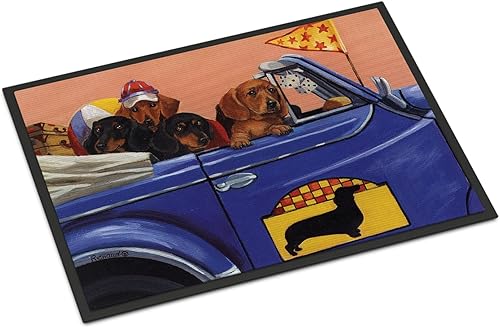 Carolines Treasures PPP3259MAT - Tapete para interiores o exteriores 18 x 27 pulgadas 27 pulgadas de largo x 18 pulgadas de ancho multicolor