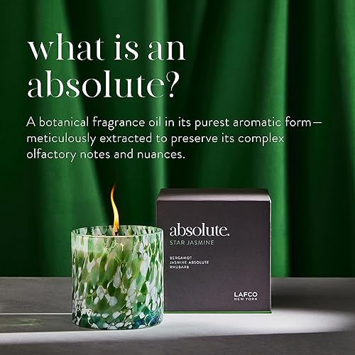 Miniatura 10 de LAFCO New York Signature Candle - Vela de azahar  15.5 oz  Tiempo de combustión de 90 horas  Reutilizable, recipiente de vidrio soplado a mano