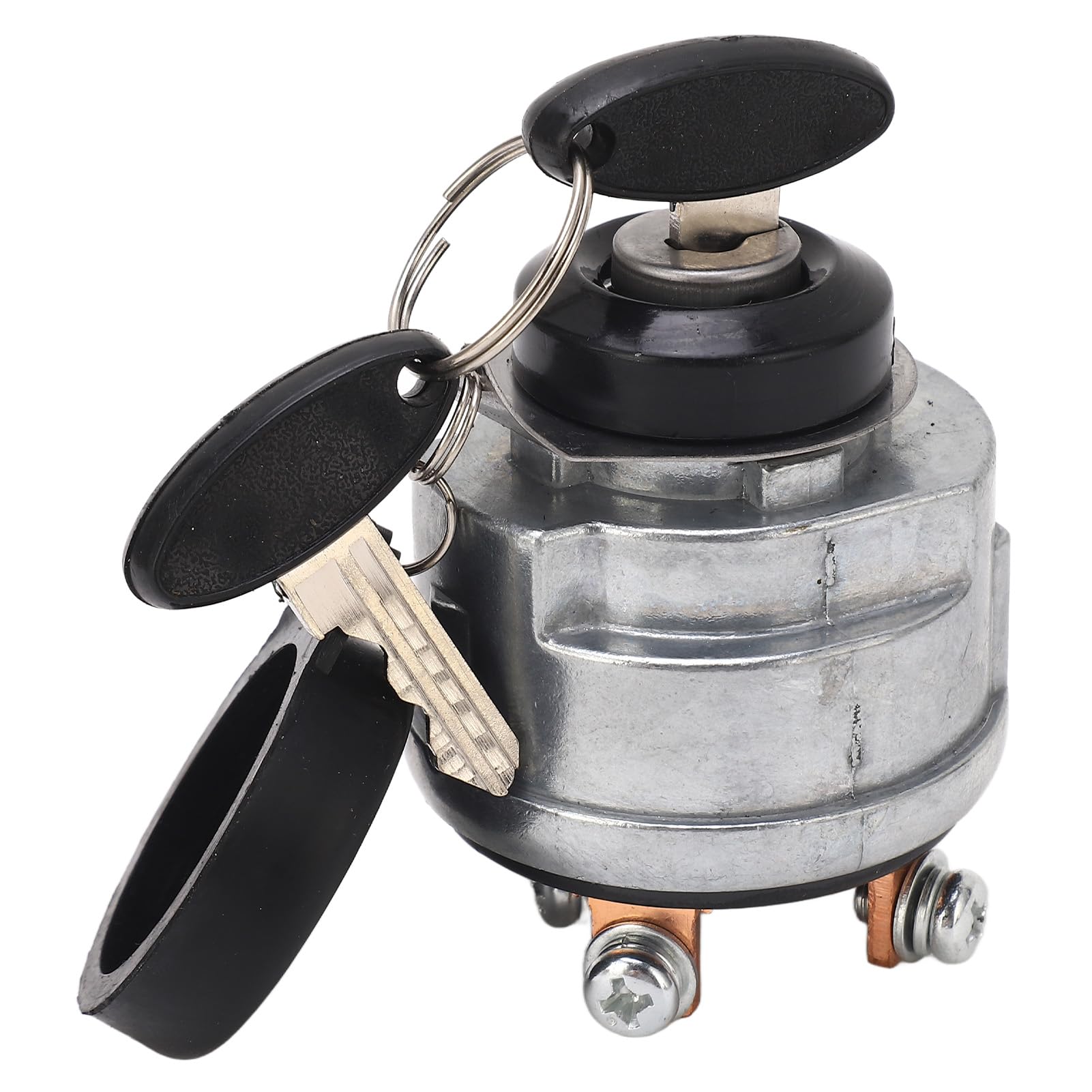 Kuuleyn Ignition Switch, Ignition Lock Cylinder,Tractor Ignition Switch 72098283 with 2 Keys Replacement for Allis Chalmers Duetz 5015 5020 5030 5215 5220 5230 6140