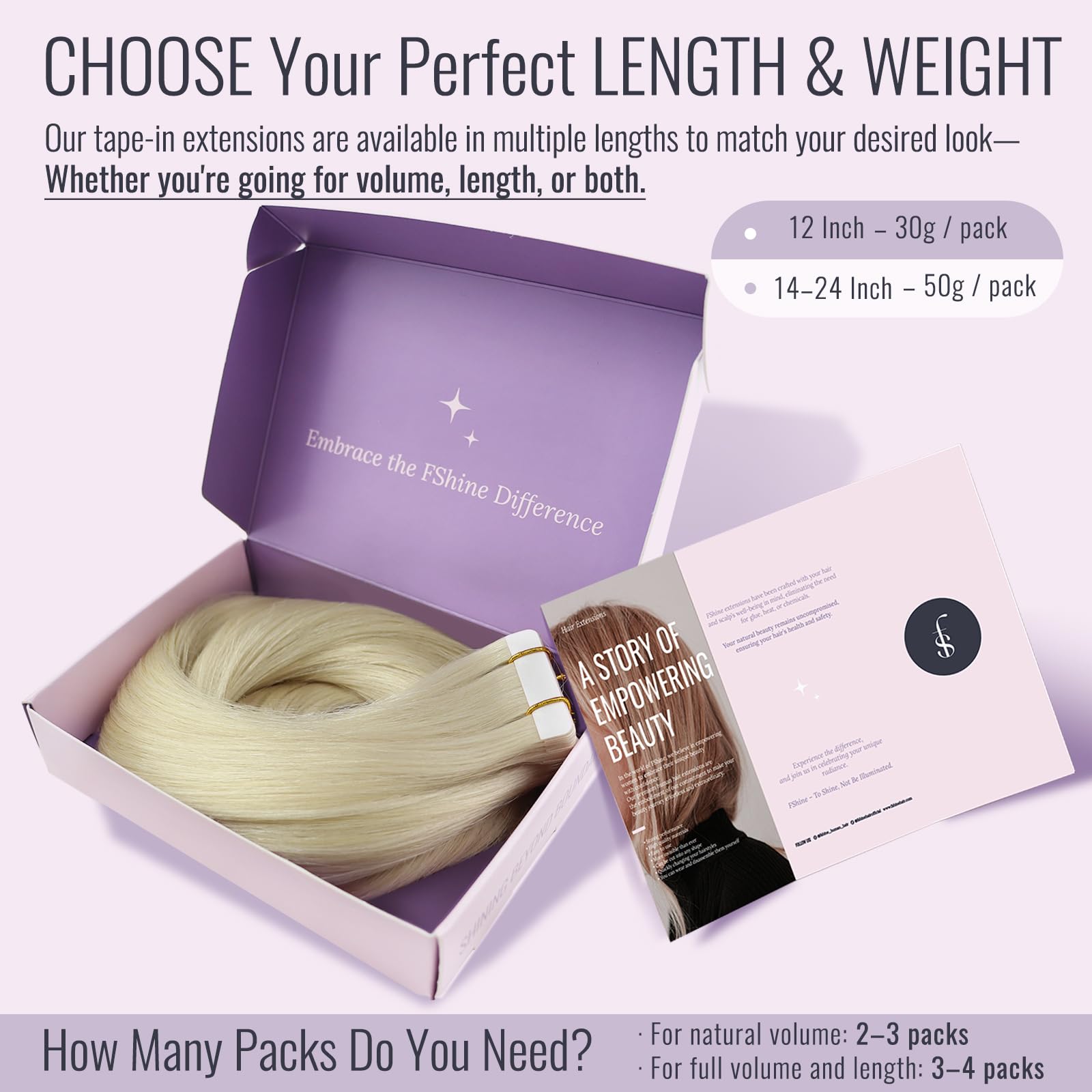 Fshine Extensiones Pelo Natural Adhesivas Rubio Blanco Extensiones Remy Adhesivas 45cm 50g Tape In Hair Extensions Cintas De Cabello Pelo Natural Color 1000 — view 5