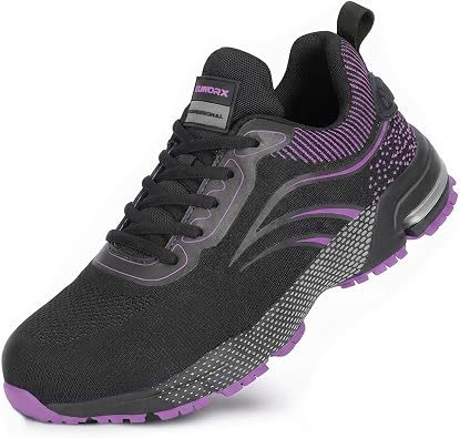 Work Shoes Women's Safety Shoes S1 PL Made of Breathable Mesh - With Steel Toe Cap Puncture-proof Midsole Made of Kevlar Particularly Non-Slip - Certified according to EN ISO 203452022