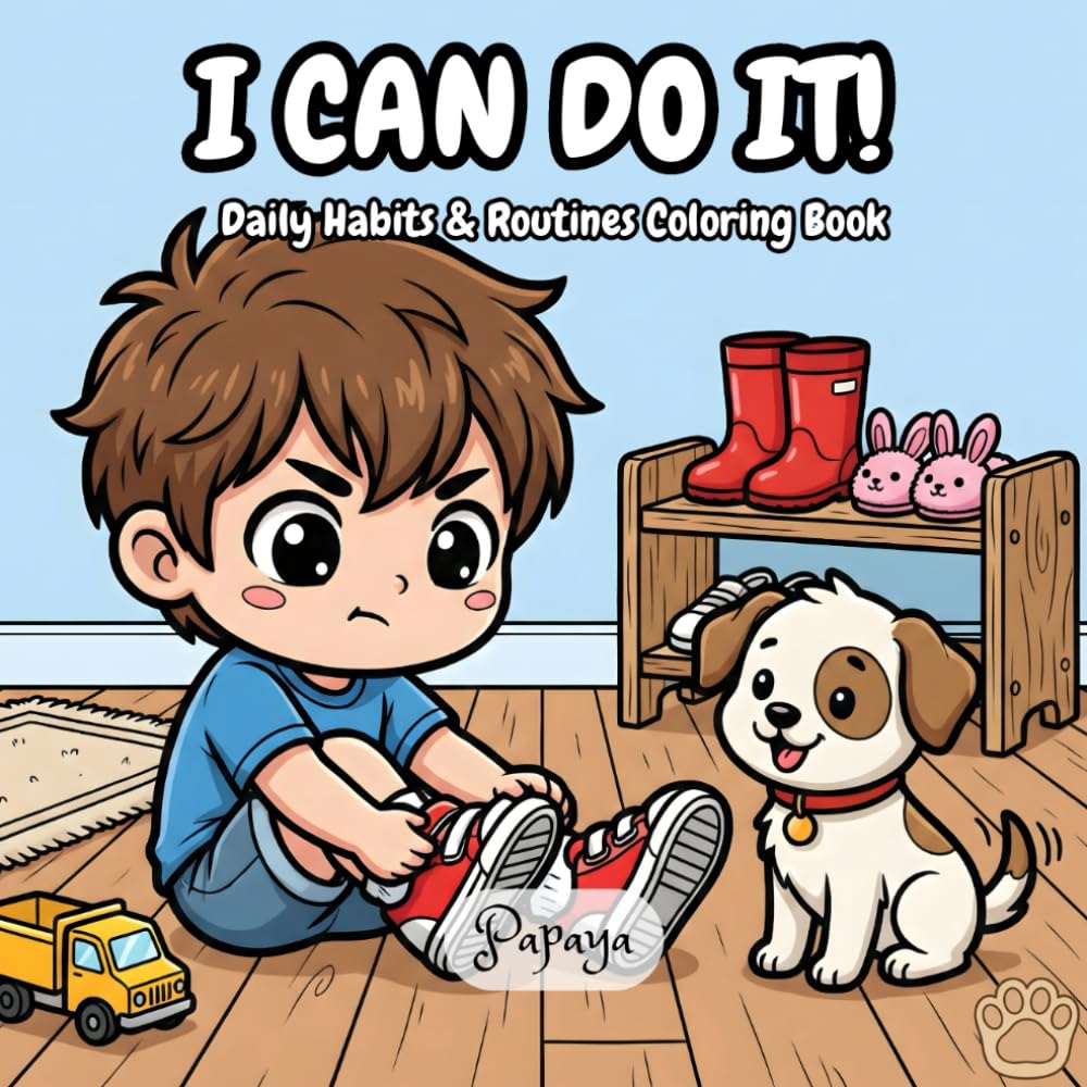 I Can Do It!: Daily Habits & Routines Coloring Book