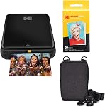 Imprimante photo mobile sans fil Kodak Step (Noir) ensemble Go