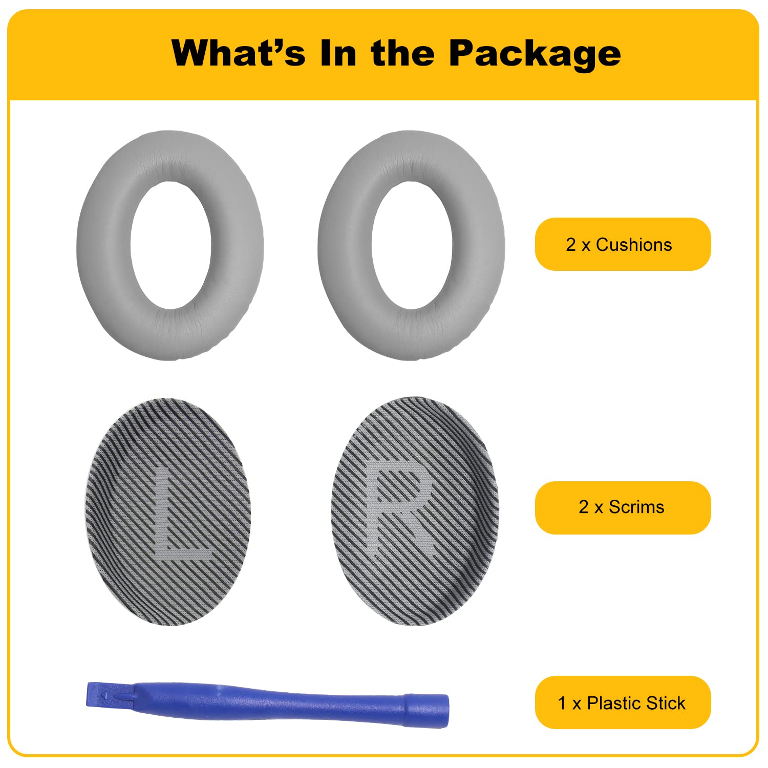 希少 BOSE QuietComfort 35II シルバー 新品イヤーパッド Amazon.com: Ear Cushions for Bose QuietComfort 45 QC35 QC35ii QC25