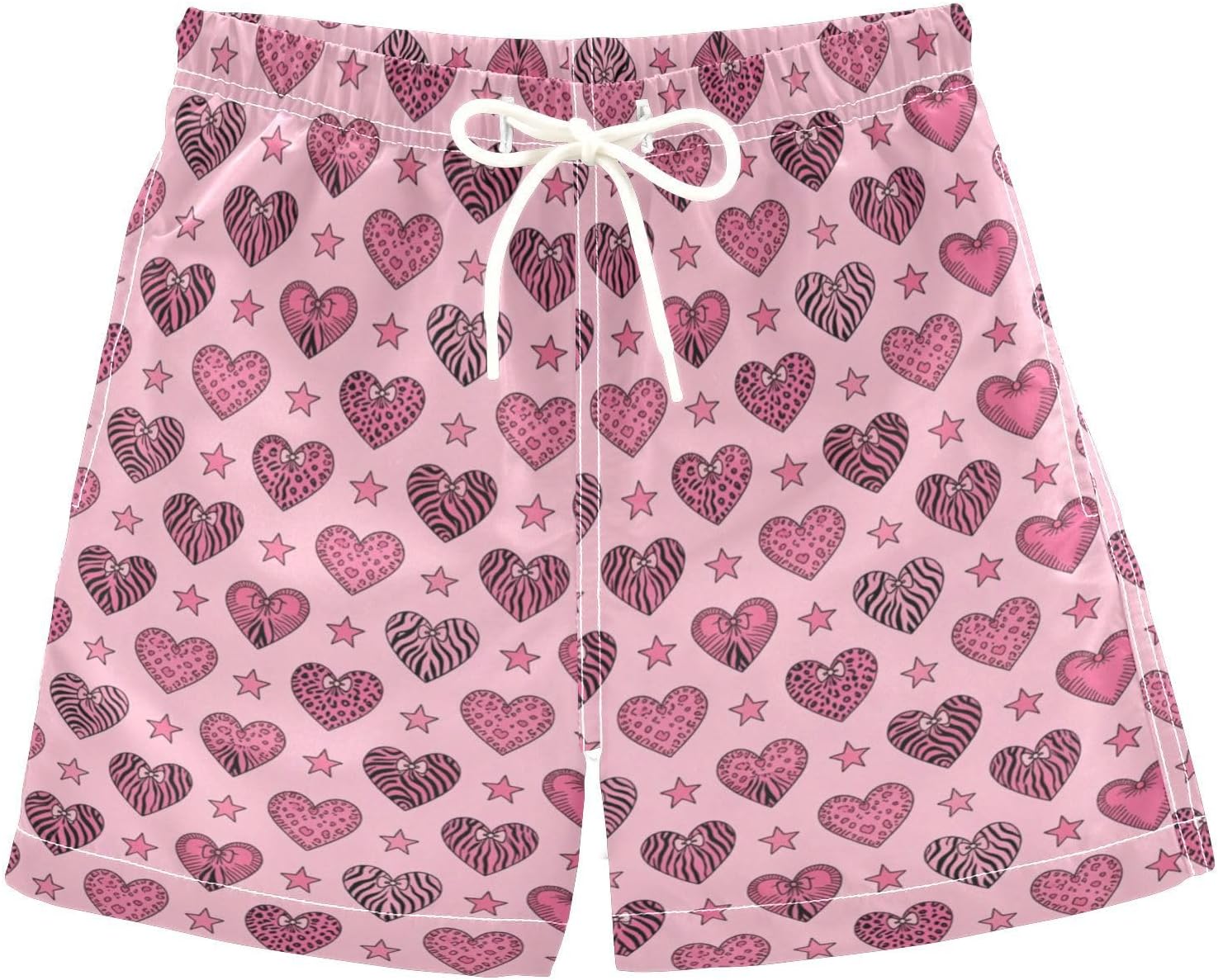 Boys Swim Shorts Skin Friendly Adjustable Drawstring Waist Pool Party Wear for 2-12 Years