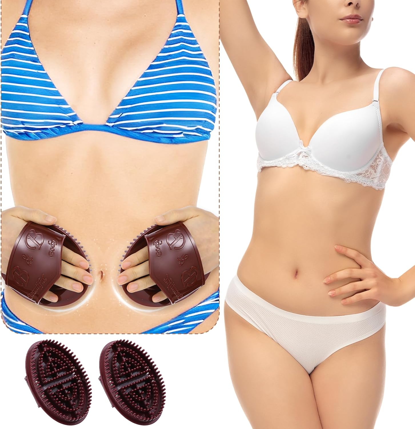 2 Pcs Meridian Massage Brush Full Body SPA Relaxation Massager Brush Acupressure Meridian Scalp Massage Full Body Relaxation Comb Beauty Salon Professional MeridianBrush for Massager Relaxations - Image 4