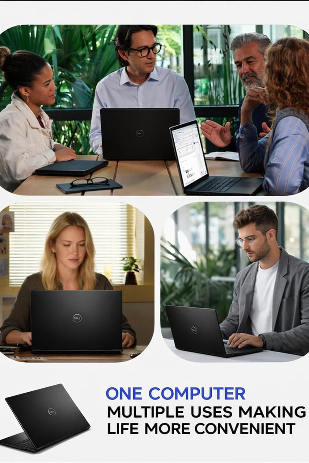Dell 15 DC1525 Touchscreen Business Laptop - 15.6" FHD Touch Display, Intel 10-Core i7-1355U, Intel UHD Graphics, Wi-Fi 6, Windows 11 Pro, Type-C, 64 GB RAM, 2 TB SSD, Black