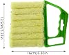 Cepillo limpiador de persianas de 7 dientes, limpiador de persianas venecianas, ventana, extraíble y lavable, colector de polvo, paño de microfibra, herramientas para persianas de ventana, aire acondicionado, toldos, revestimiento, ventilador de auto 7