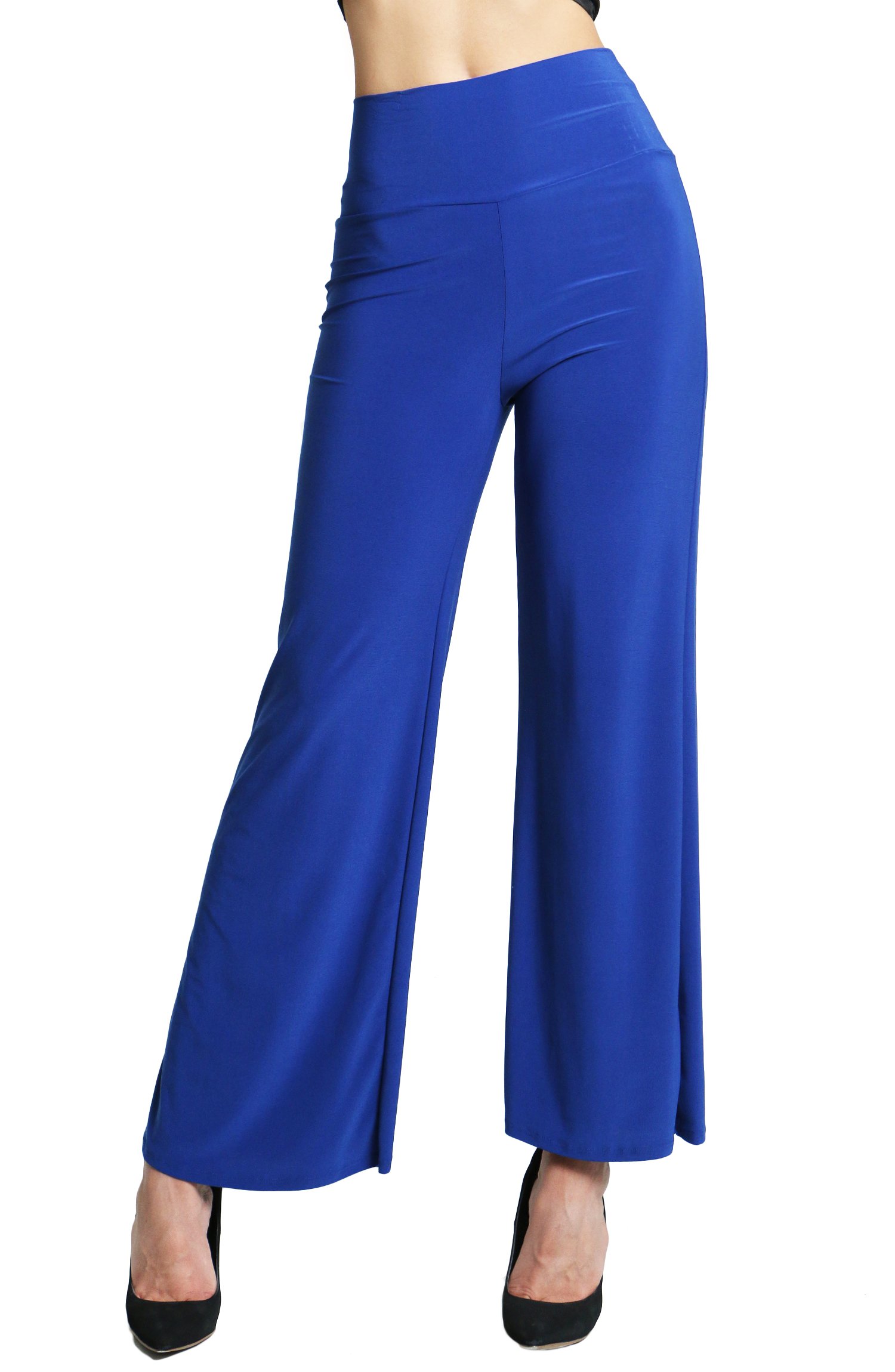 Women's Full Length Palazzo Light Weight Gaucho Solid Pant Collection