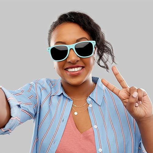 Vista 161 de Suministros para regalos de fiesta de colores neón Paquete de 8 gafas de sol unisex Varios