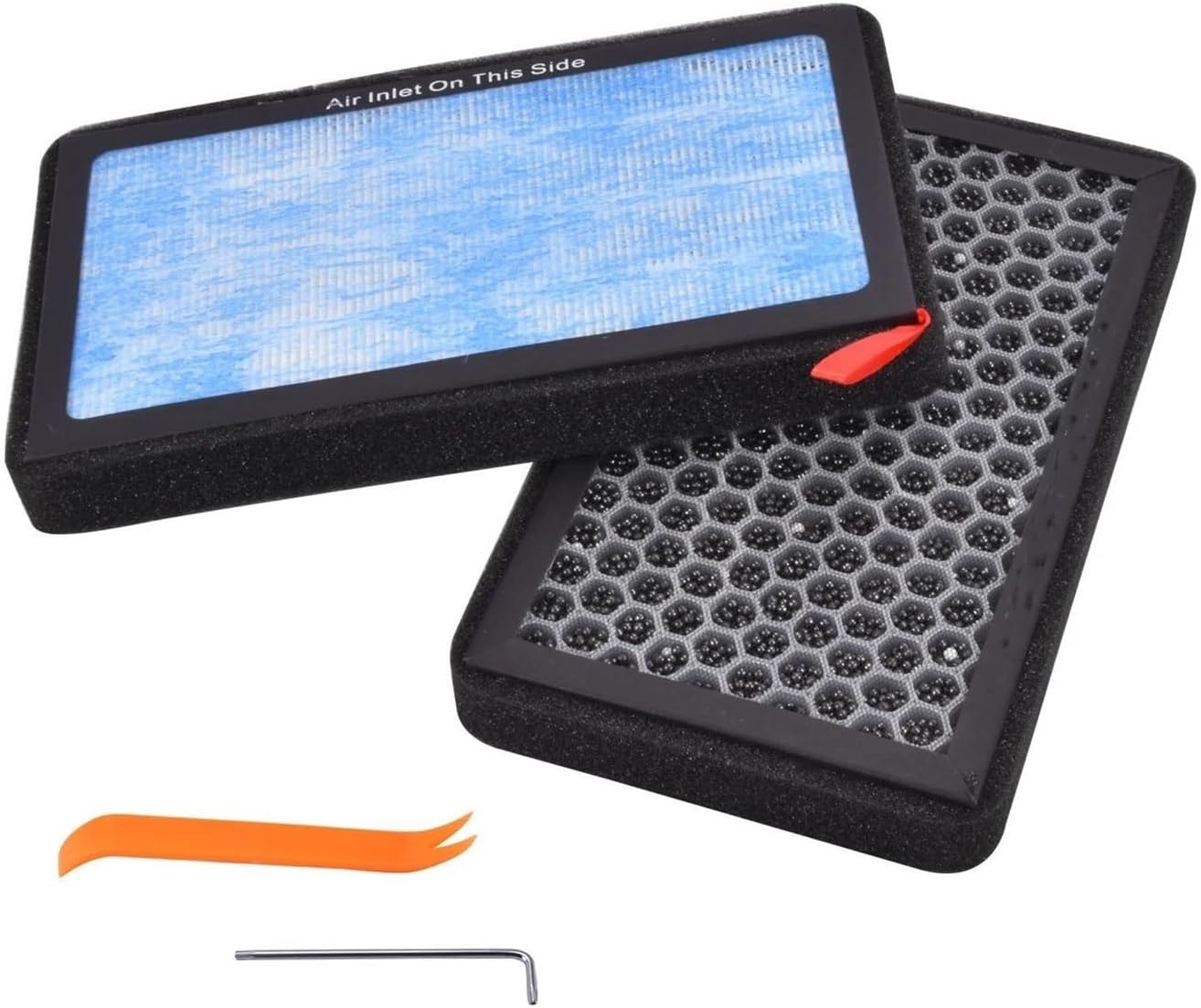 Cabin/Filters Compatible 3 Model Y Activated Carbon Conditioner Element Replacement Kits