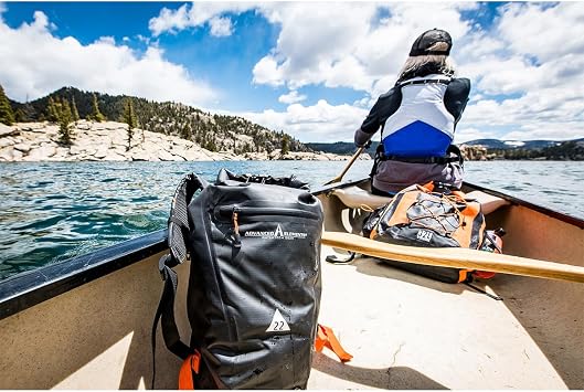 ADVANCED ELEMENTS Blast 22 Liters Rolltop Pack Black