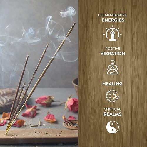 Miniatura 4 de VIEX HEM AGLAN Wholesaler, paquete de 6 tubos hexagonales de 20 varillas con soporte de incienso de madera, diferentes aromas hechos a mano en la