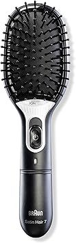 Braun BR710 - cepillos para el cabello y peines, Todos los tipos de pelo, unisex, negro, verde,
