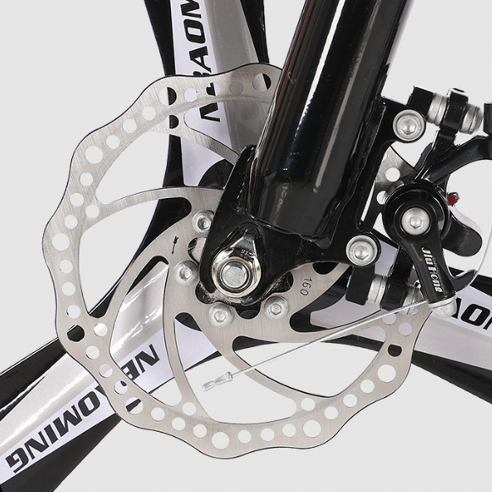 Bici da strada Dual Disc da 24 pollici con telaio in lega di alluminio leggero e cambio a 21 velocità, perfetta per uomini e donne