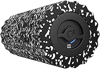 FITINDEX 4-Speed Vibrating Foam Roller: Deep Tissue Massage for Back Pain Relief, Muscle Recovery, Physical Therapy - Rechargeable, Portable 2.1lb Black