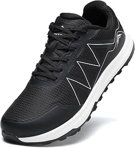 ziitop Men's Wide Toe Box Shoes Cushioned Road Running Shoes Non Slip Mens Walking Sneakers for Wide Width Comfortable Athletic Tennis Shoes with Zero Drop Sole