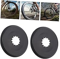 Vista 7 de 30 piezas cubierta de volante radios bicicleta radios bicicleta piñón rueda libre protector de radios carretera volante cubierta de protección