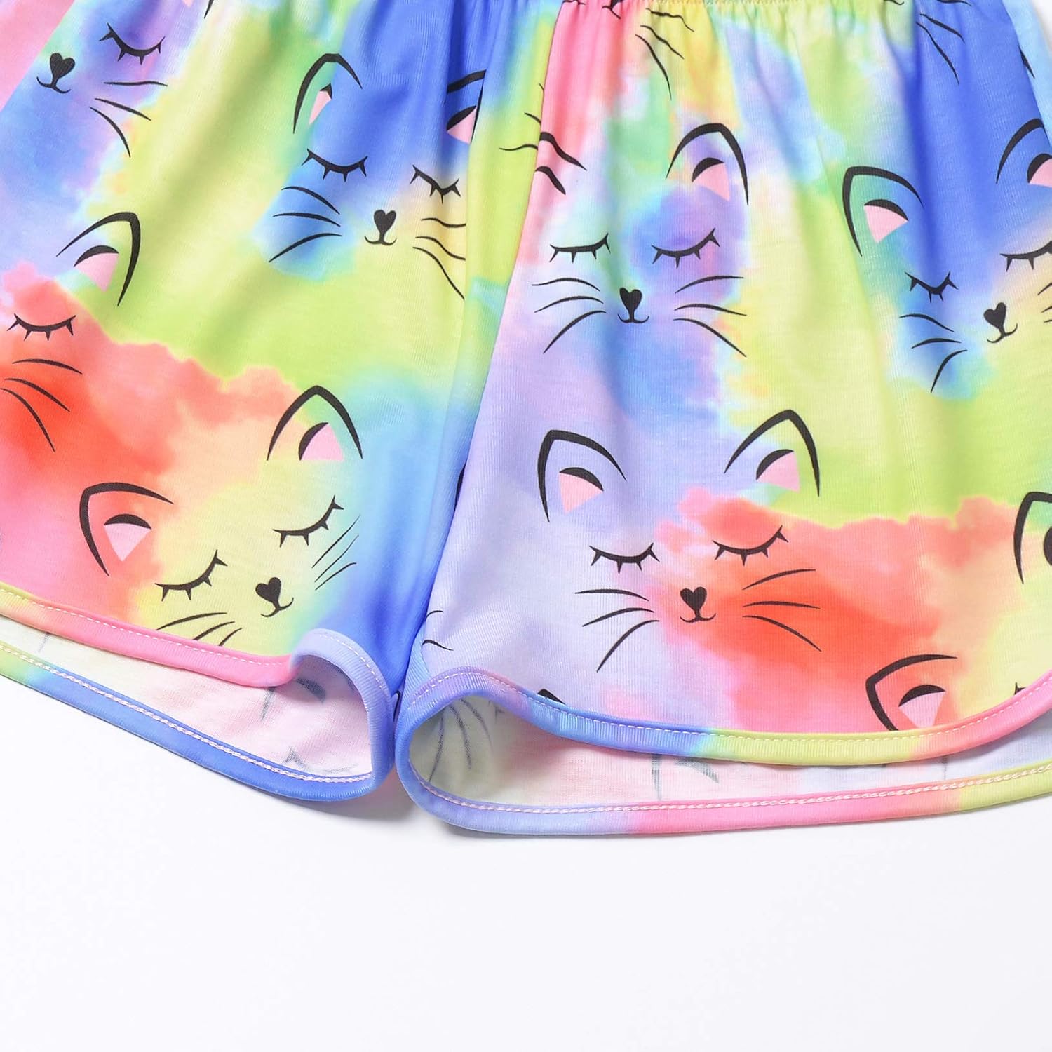 QPANCY Pajamas for Girls Unicorn Pjs Sets Little Kids Summer Short Sleeve Sleepwear - Image 6