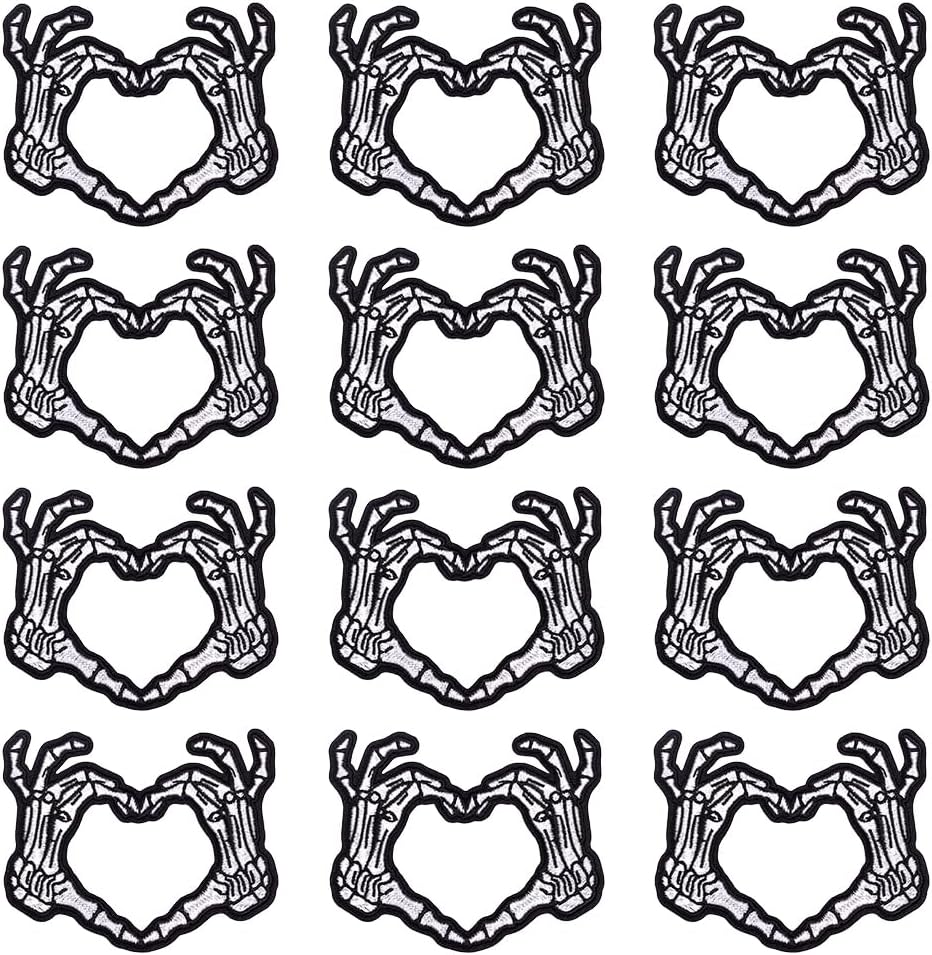 MAYJOYDIY 12Pcs Lemon Iron On Patch Lemon Embroidered Applique Fruit Theme Sew On Applique Patch Craft Clothing Decorative Repair for Backpacks T-Shirt Jeans Skirt Scarf Hat Bag
