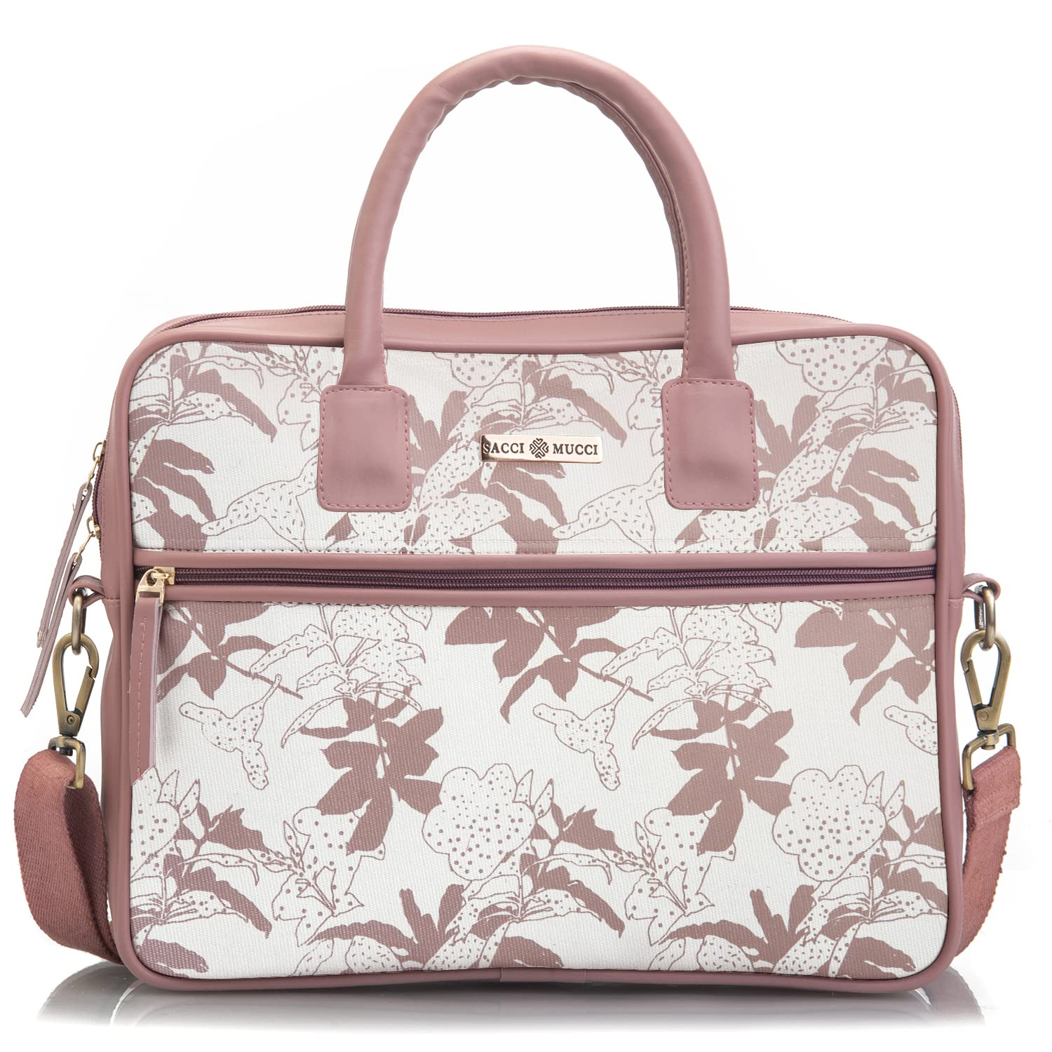 See full amazon price history chart for SACCI MUCCI Vegan Leather and Cotton Canvas Handmade Laptop Messenger Bag Upto 14 inch I Padded Laptop Compartment with Adjustable Strap - Floral Design (Blush) SACCI MUCCI Vegan Leather and Cotton Canvas Handmade Laptop Messenger Bag Upto 14 inch I Padded Laptop Compartment with Adjustable Strap - Floral Design (Blush) (B0BVR1XKG7) Amazon Price History, Amazon Price Tracker