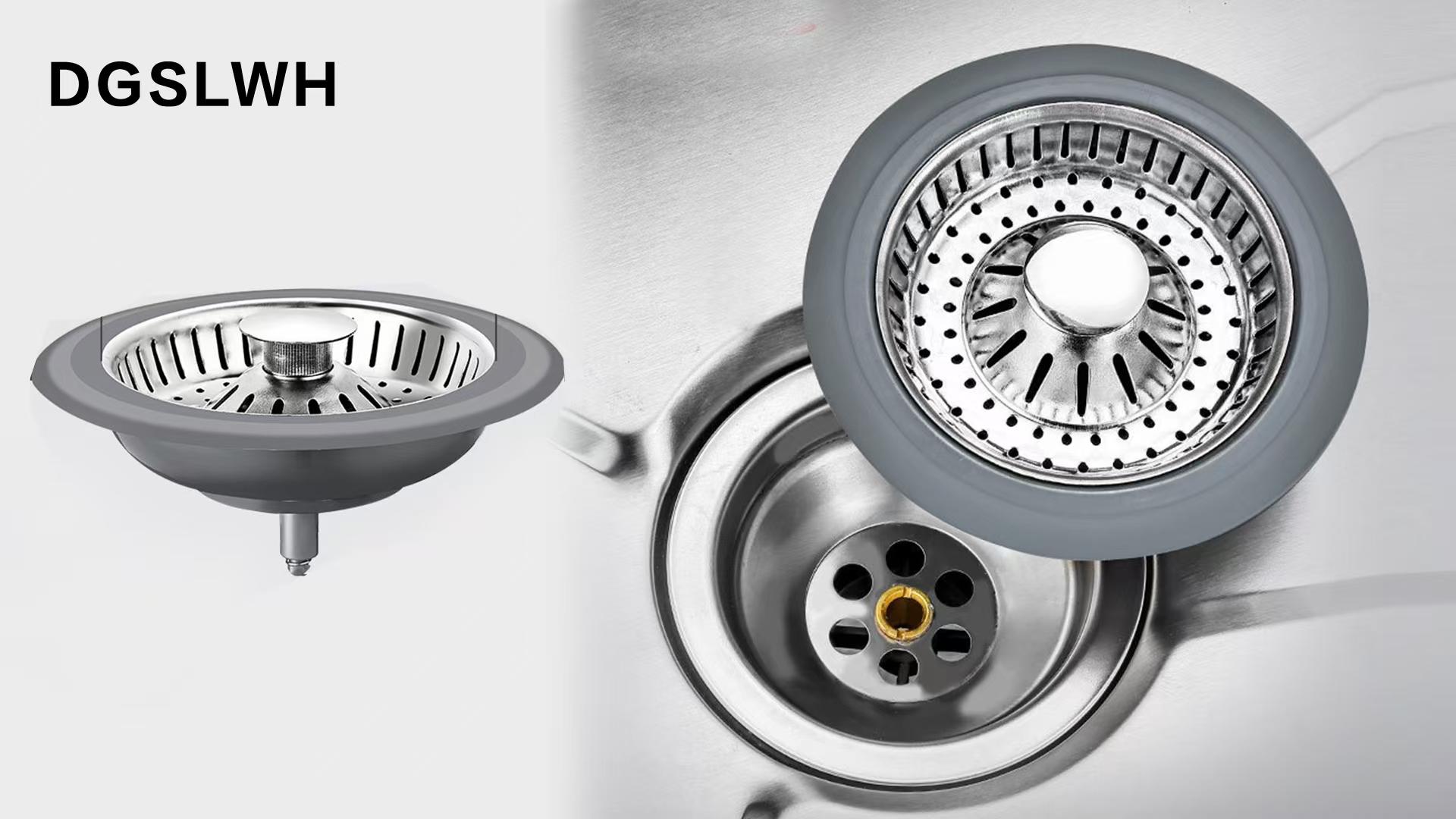 Lavello da cucina in acciaio inox ANW HOME inox 60x45