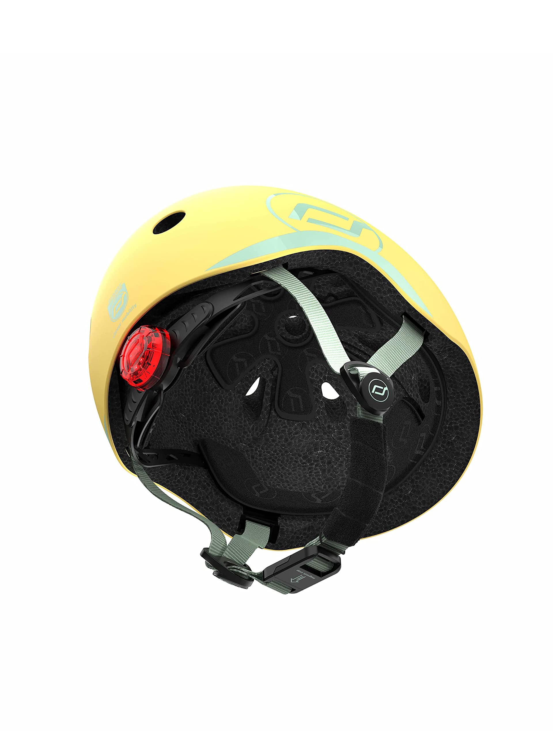 Scoot & Ride Kinder Fahrradhelm Casque de vélo Mixte, Citron Vert, 45 BIS 51cm