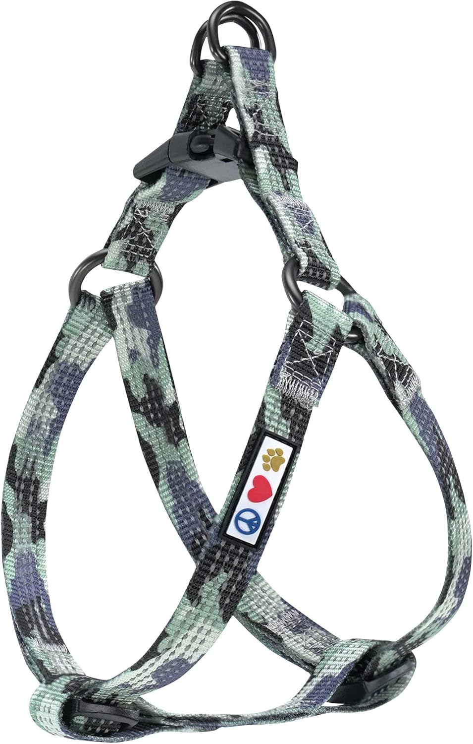 Pawtitas Extra Small Dog Harness Reflective Dog Harness Adjustable Puppy Harness XS Camouflage