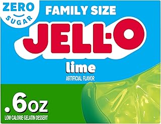 Jell-O Sugar Free Lime Low Calorie Gelatin Dessert (17 g)